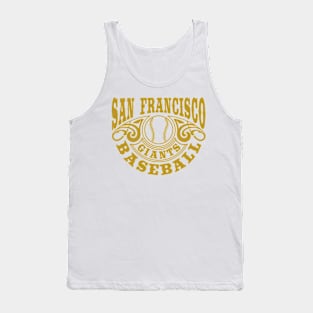 Vintage Retro San Francisco Giants Baseball Tank Top